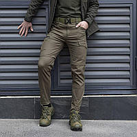 Повседневные стильные мужские штаны карго цвета хаки, удобные демисезонные тактические брюки