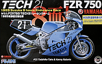 Сборная модель мотоцикла Fujimi 141312 Yamaha FZR750 1985 года Shiseido TE 1/12