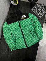 Куртка пухова TNF Gucci зелена