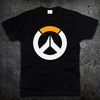 Футболка Fruit of the Loom Логотип Овервотч Logo Overwatch Черный 116 см (92562) PP, код: 7584393