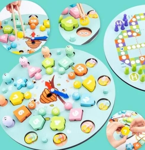 Дерев'яний логічний годинник С 57567