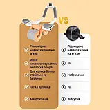 Фітнес-тренажер для живота Abs Wheel Roller колесо ролик для преса з тримачем смартфона, фото 3