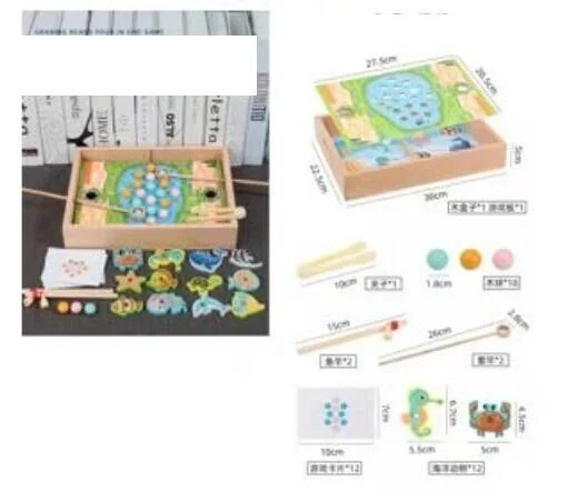 Дерев'яна гра Магнітна рибалка С 57642