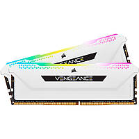 Модуль памяти DDR4 Corsair Vengeance RGB Pro SL 2x16GB 3600MHz White (CMH32GX4M2D3600C18W) [102400]