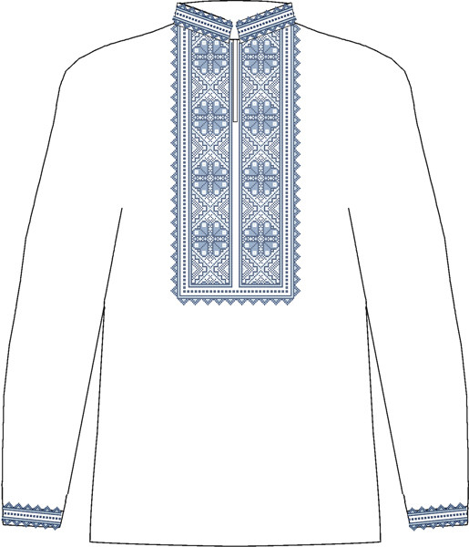 ЧСВ-11. Заготовка Чоловіча сорочка.