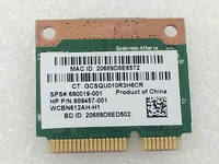 Wi-fi+BT модуль HalfSize Mini pcie для HP! Qualcomm QCWB335 (2 Антенны) (690019-001) 802.11 b,g,n , 150Mbps