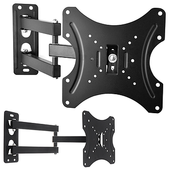 Кронштейн поворотний для телевізора 14-42 дюйма, M-53 / Кріплення для телевізора на стіну / Кріплення для ТВ