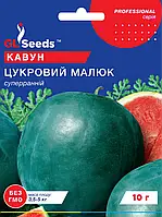 Кавун Цукровий Малюк сорт ранньостиглий м'якоть дуже соковита солодка ніжна, упаковка 10 г