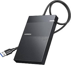 Зовнішній корпус Ugreen кишеня для жорсткого диска 2.5" SATA to USB 3.0 7 mm 9.5 mm 0.3 м Black (CM471)