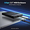 Зовнішній корпус Ugreen кишеня для жорсткого диска 2.5" SATA to USB 3.0 7 mm 9.5 mm 0.3 м Black (CM471), фото 2