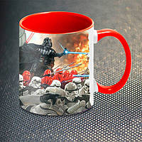 Чашка Fan Girl Дарт Вейдер Darth Vader Star Wars New (14438) 330 мл Красный ML, код: 7588189