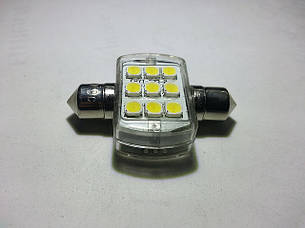 Светодиодная софитная автолампа, 36-38mm, FT-1031-9HP1(Ceramic Substrate) (153 Lm)