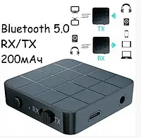 KN321 Bluetooth 5.0 мини аудио приемник передатчик звука 200мАч