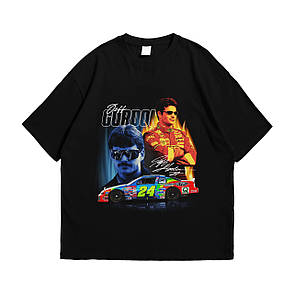 Футболка з принтом Nascar Jeff Gordon L Чорний, фото 1