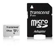 Карта памяти Transcend 64GB microSD с SD переходником 700S C10 UHS-I U1 (TS64GUSD300S-A)