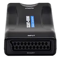 Конвертер видео SCART на HDMI 1080p/720p с блоком питания