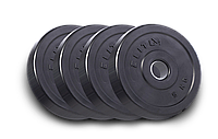 Набор дисков для грифа ELITUM Y 20 кг. 4 шт. по 5 кг black