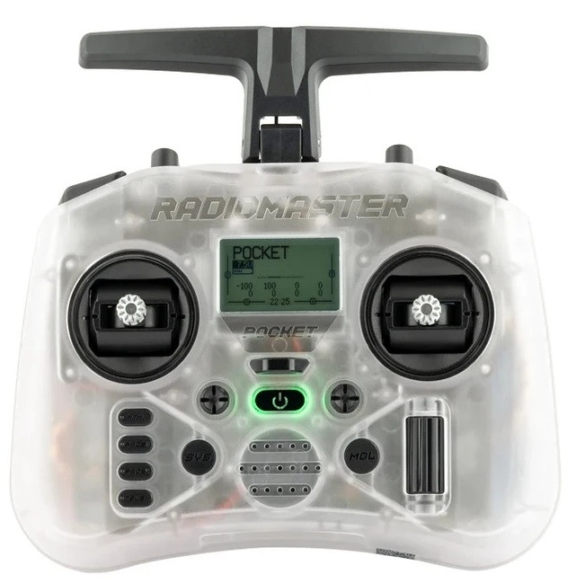 FPV пульт Radiomaster Pocket Transparent ELRS M2 + сумка