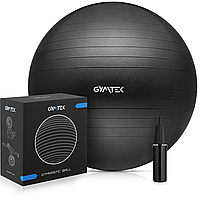 Фитбол (мяч для фитнеса) с насосом Gymtek 65см black