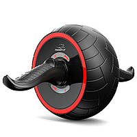Колесо для пресса AB Wheel Pro PowerPlay PP_4326_Black/Red, с обратным механизмом , World-of-Toys