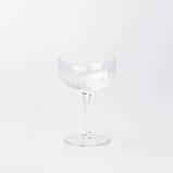 Келих для коктейлів фігурний скляний ребристий 6 шт., фото 3