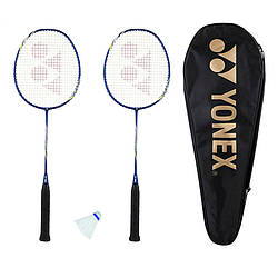 Набір для бадмінтону Yonex Basic Volt Newt NE-YN-V500, 2 ракетки, волан, чохол, World-of-Toys