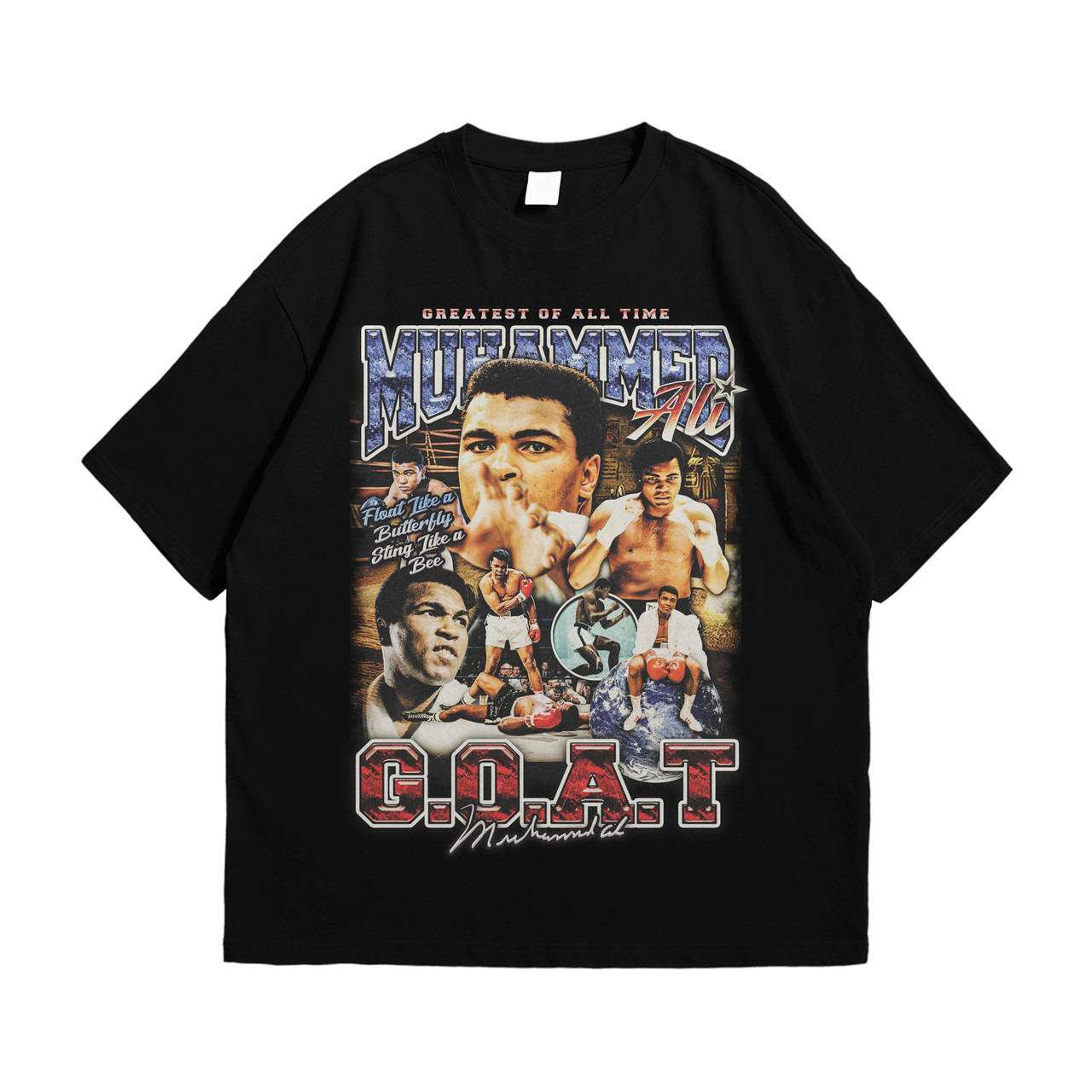 Футболка з принтом Muhammad Ali XXXL Чорний