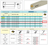 SCLCR 2020 K09 резец проходной для пластин CCMT09T3 Державка токарная SMOXH Турция