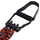 Еспандер плечовий латексний з ручками на 3 джгути Zelart 55LB FI-7835-55, фото 3