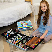 Детский чемодан для творчества, Набор художника для рисования (145 ед), Набор для творчества художник, AST
