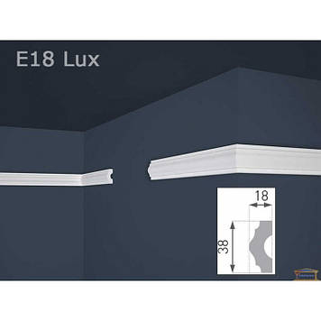 Молдинг Marbet E-18 2 м (18 мм х 38 мм)