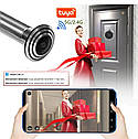 Охоронна дверна WiFi IP камера HQcam TSD3166 silver. Дверне вічко 1080P. Tuya Smart або Smart Life, фото 4