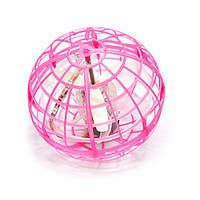 Літаюча Куля-спінер Flynova PRO HD552 на акумуляторі Рожевий