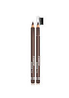 Карандаш для бровей Luxvisage стойкий пудровый Eyebrow Pencil, №102 Шатен