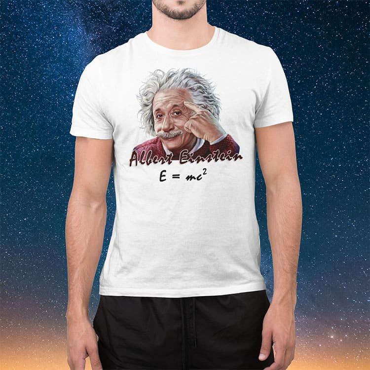 Футболка з портретом Ейнштейна | E=mc2, фото 1