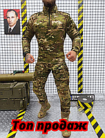 Летняя военная форма ЛЮКС качество, тактический боевой костюм, форма зсу нового образца усиленная ky391