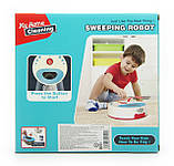 Робот пилосос іграшковий HJ606 звук, світло, всмоктує пил, фото 9