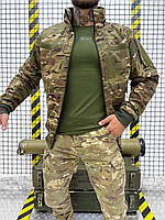 Военная демисезонная куртка, тактическая куртка осень камуфляж, куртка армейская мультикам ky391