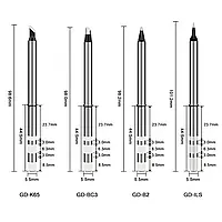 Оригінальні жала 4шт. накінечники 65 Вт для розумних паяльників GVDA  GD300, FNIRSI HS-01 та ін. набір жал