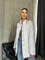 Стильная женская весенняя куртка ткань: плащевка силикон 150 Мод. 1026
