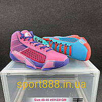 Eur40-46 Кроссовки Джордан Jordan 38 разноцветные мужские баскетбольные фиолетовые