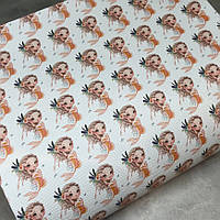 Екошкіра з малюнком Русалочка, 20*30 см, шт