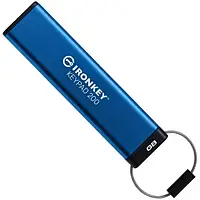 Флеш память Kingston IronKey Keypad 200 Type-A USB3.2 64GB Blue (IKKP200/64GB)