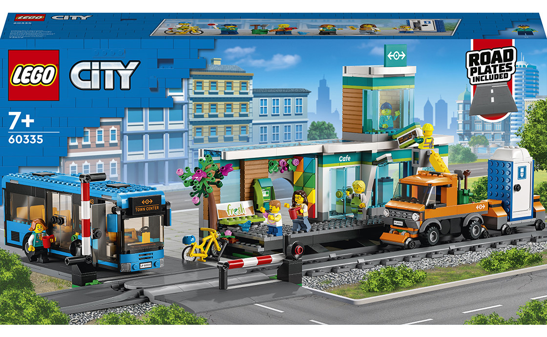 LEGO City Trains Залізнична станція 907 деталей (60335)