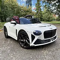 Детский электромобиль Bentley 4WD (белый цвет) с пультом дистанционного управления 2,4G