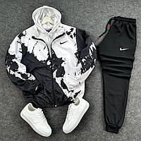 Комплект Чоловічий Спортивний Костюм N - Black/white Denver