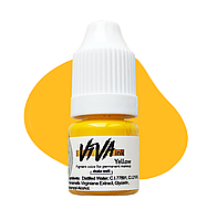 Пигмент корректор VIVA ink Corrector №3 - 4 мл Yellow (Вива Пигмент - корректор для татуажа / перманента)