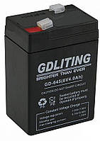 Аккумулятор для торговых весов светильников систем бесперебойного питания фонарей GDLITE-GD-645 6V 4. 0Ah