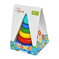 Іграшка "Піраміда" 39816 "ТИГРЕС", висота 20 см, 7 елементів
