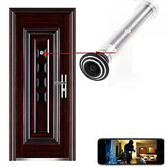 Камера в дверне вічко HQcam TSD3166 black.1080P 16 мм. Tuya Smart або Smart Life